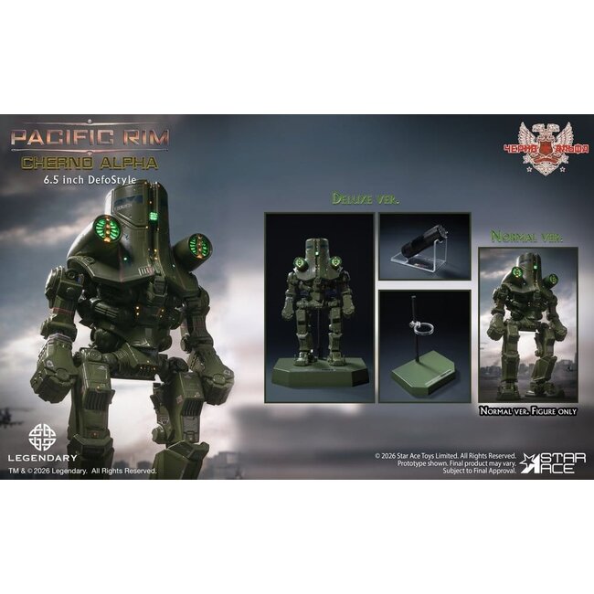  Pacific Rim DefoStyle Figure 2-Pack Gipsy Danger & Cherno Alpha DX 17 cm