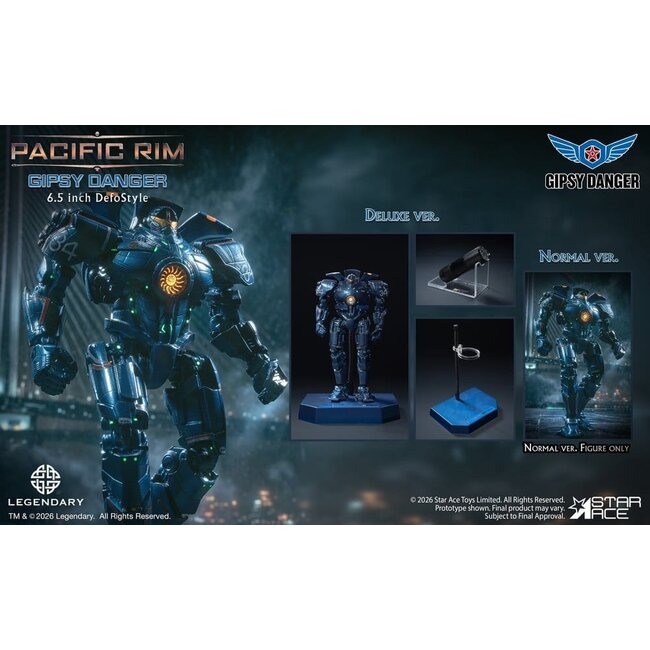 Pacific Rim DefoStyle Figure Gipsy Danger NX 17 cm