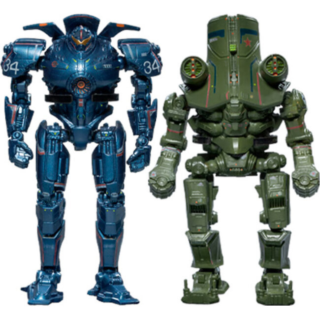  Pacific Rim DefoStyle Figure 2-Pack Gipsy Danger & Cherno Alpha DX 17 cm