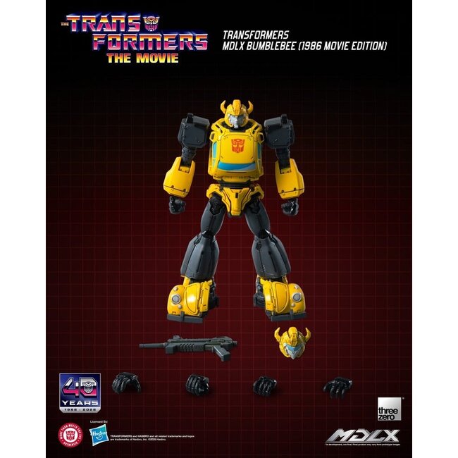 Transformers MDLX Action Figure Bumblebee (1986 Movie Edition) 12 cm