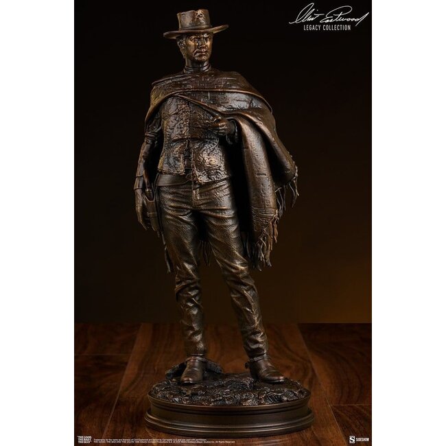 The Good, The Bad and the Ugly Statue The Man with No Name (Faux Bronze) 39 cm