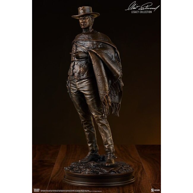 The Good, The Bad and the Ugly Statue The Man with No Name (Faux Bronze) 39 cm