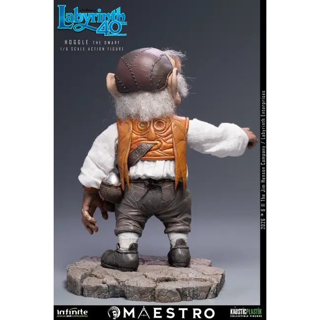 Labyrinth-Actionfigur 1/6 Hoggle der Zwerg 17 cm