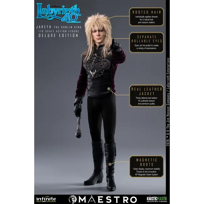 Labyrinth Action Figure 1/6 Jareth The Goblin King (Deluxe Edition) 30 cm