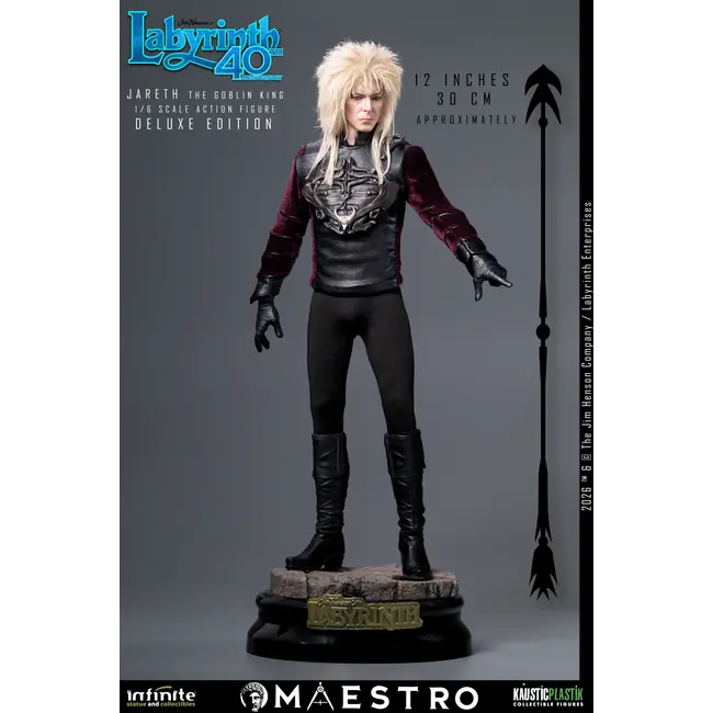 Labyrinth-Actionfigur 1/6 Jareth, der Koboldkönig (Deluxe Edition) 30 cm