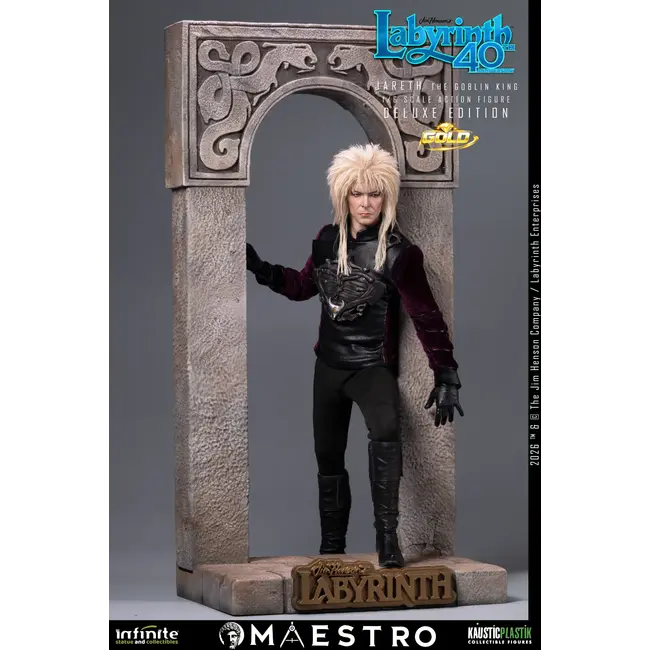 Labyrinth Action Figure 1/6 Jareth The Goblin King (Deluxe Edition Gold) 30 cm