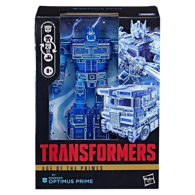 Transformers Age of the Primes Voyager Class Actionfigur Energon Optimus Prime 17 cm