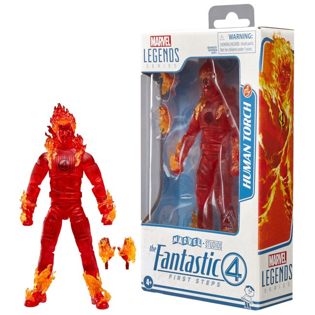 The Fantastic Four: First Steps Marvel Legends Action Figure Human Torch 15 cm