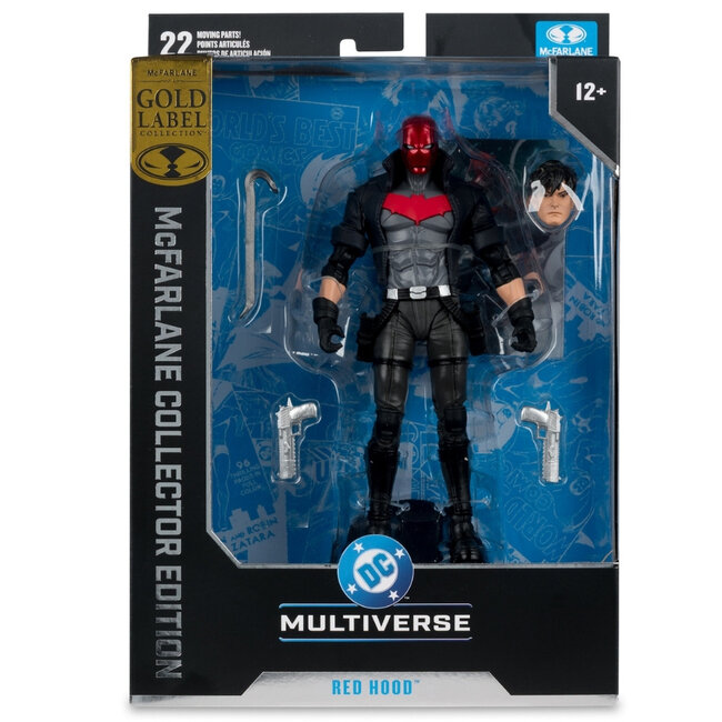 DC Multiverse McFarlane Collector Edition Deluxe Action Figure Red Hood (Under the Red Hood) (Gold Label) 18 cm