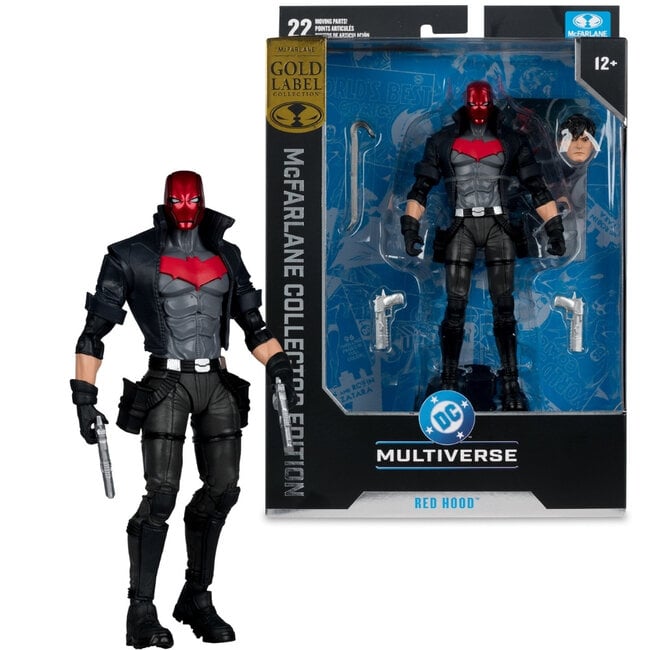 DC Multiverse McFarlane Collector Edition Deluxe Action Figure Red Hood (Under the Red Hood) (Gold Label) 18 cm