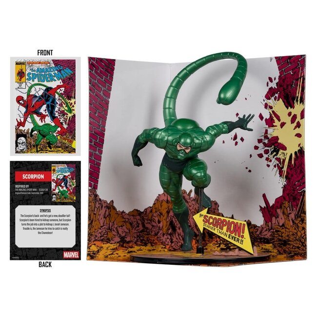 Marvel PVC-Statue !/10 Scorpion (Metallic) (The Amazing Spider-Man #318) (Gold Label) 18 cm