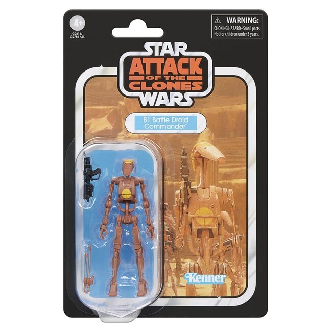 Star Wars Episode II Vintage Collection Action Figure B1 Battle Droid Commander 10 cm