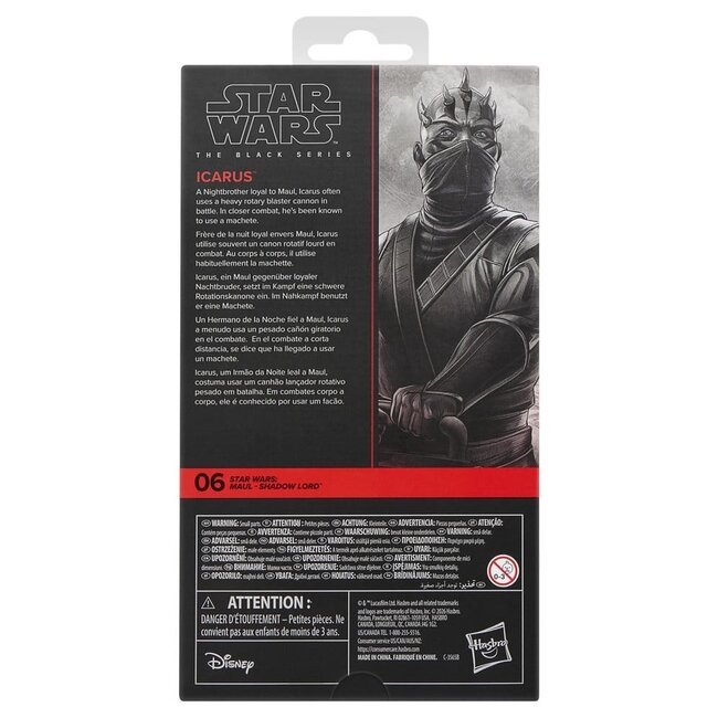 Star Wars: Maul – Shadow Lord Black Series Action Figure Icarus 15 cm