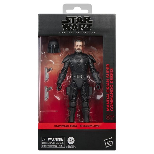 Star Wars: Maul – Shadow Lord Black Series Action Figure Mandalorian Super Commando Kebris 15 cm