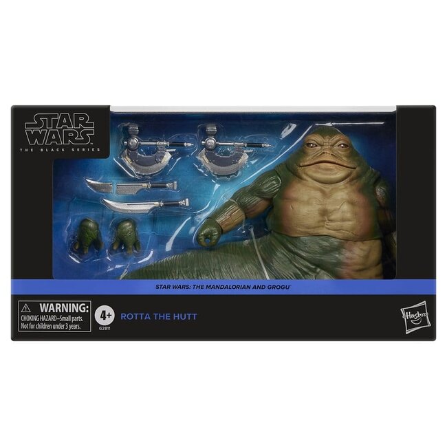 Star Wars: The Mandalorian und Grogu Black Series Actionfigur Rotta der Hutt 17 cm