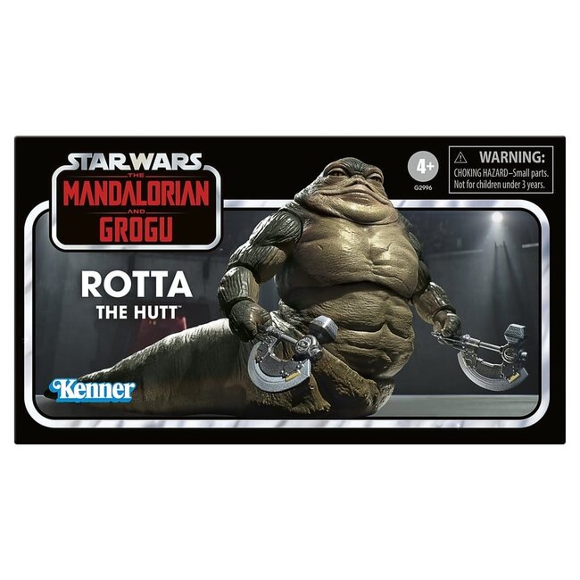 Star Wars: The Mandalorian and Grogu Vintage Collection Action Figure Rotta the Hutt 10 cm