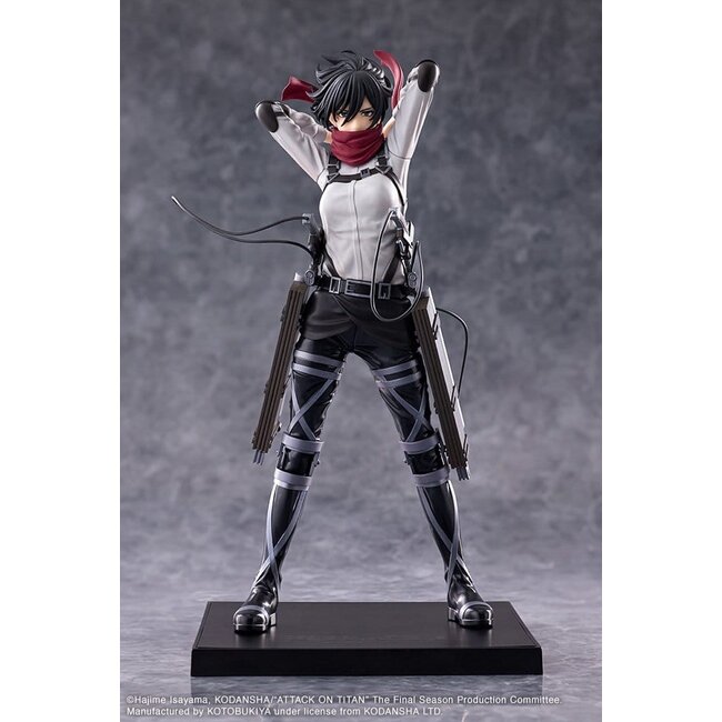 Attack on Titan: Die letzte Staffel Oshi Works PVC-Figur Mikasa Ackerman Die letzte Staffel Version 25 cm