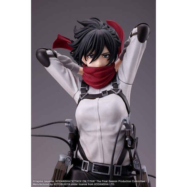 Attack on Titan: The Final Season Oshi Works PVC Figure Mikasa Ackerman The Final Season Ver. 25 cm