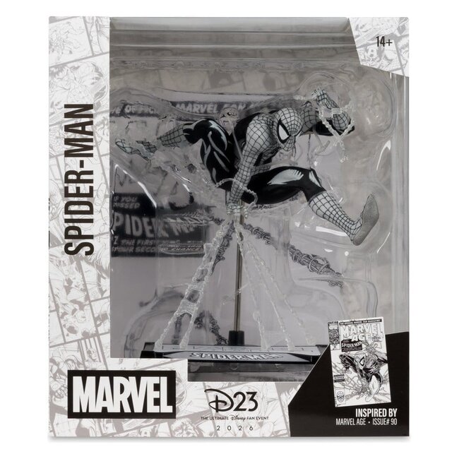 Marvel PVC Statue 1/10 Spider-Man (Marvel Age #90) (Line Art) 18 cm