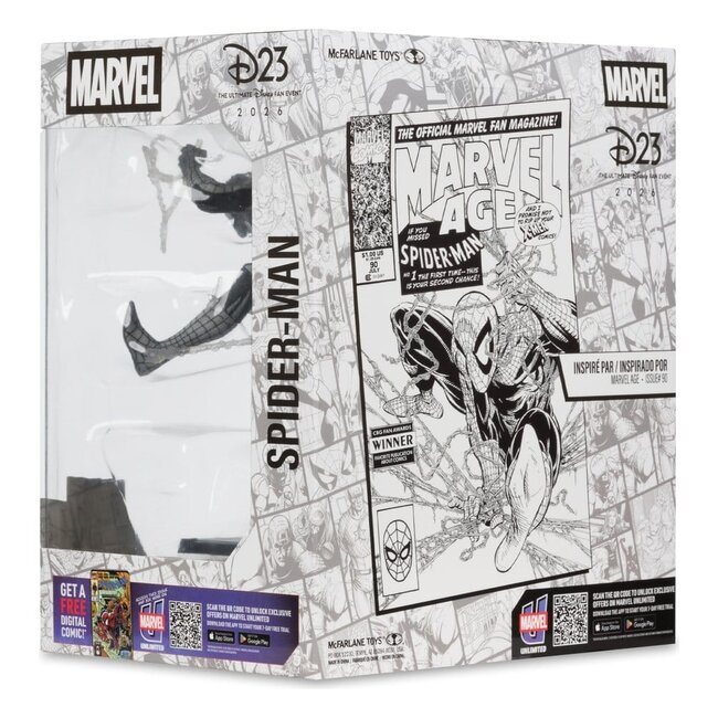 Marvel PVC Statue 1/10 Spider-Man (Marvel Age #90) (Line Art) 18 cm