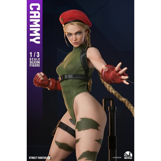 Street Fighter 6 Silicone Action Figure 1/3 Cammy 65 cm