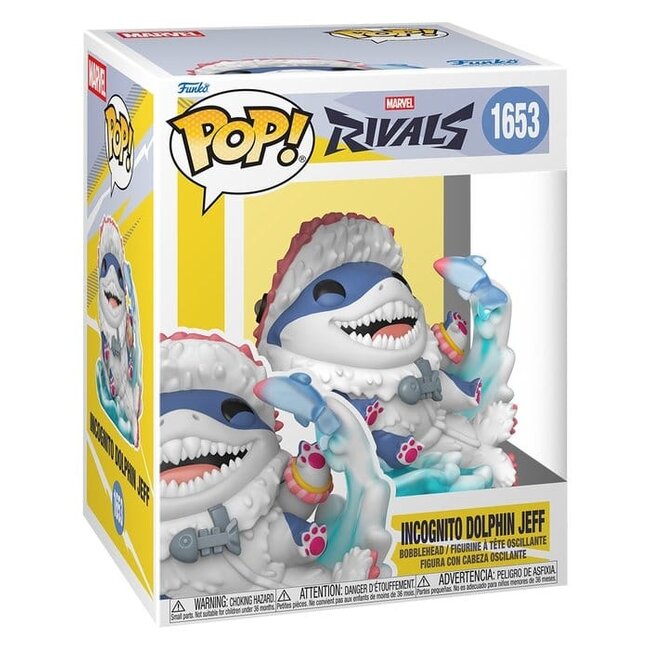 Marvel Rivals POP! Games Vinyl Figure Jeff (Incognito Dolphin) 9 cm