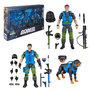 Hasbro G.I. Joe Classified Series Action Figure 3-Pack #220 Mad Marauders: Footloose & Mutt & Junkyard 15 cm