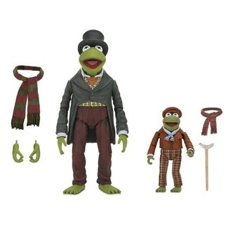 NECA  The Muppet Christmas Carol Ultimate Action Figures 2-Pack Kermit as Bob Cratchit & Robin as Tiny Tim 18 cm