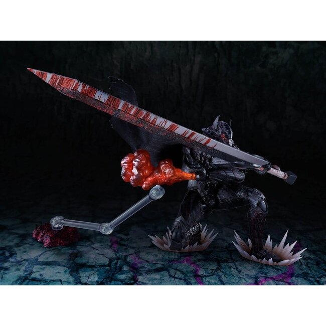 Berserk SHFiguarts Actionfigur Guts (Berserker-Rüstung) -Hitze der Leidenschaft- Kampfversion 16 cm