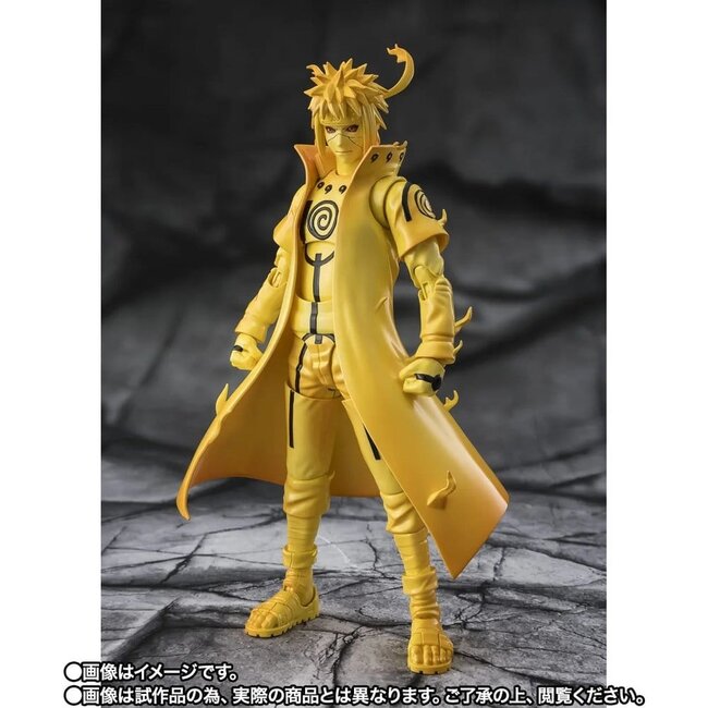 Naruto SHFiguarts Actionfigur Minato Namikaze (Kurama-Link-Modus) – Das Band des Lichts, das die Dunkelheit zerschmettert – 15 cm