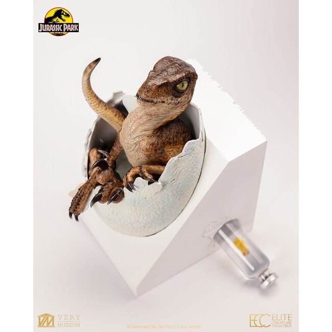 Jurassic Park Replica Bust Velociraptor Hatching Egg 24 cm
