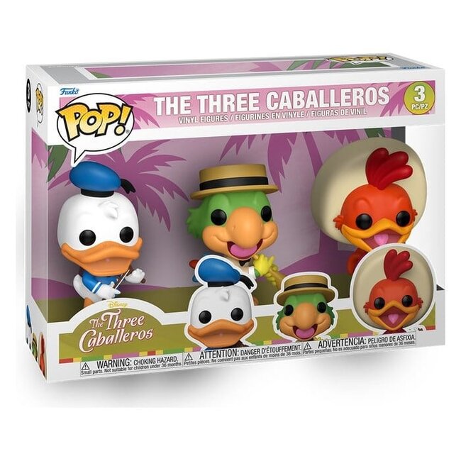 Disney POP! Vinylfiguren 3er-Pack Die drei Caballeros 9 cm