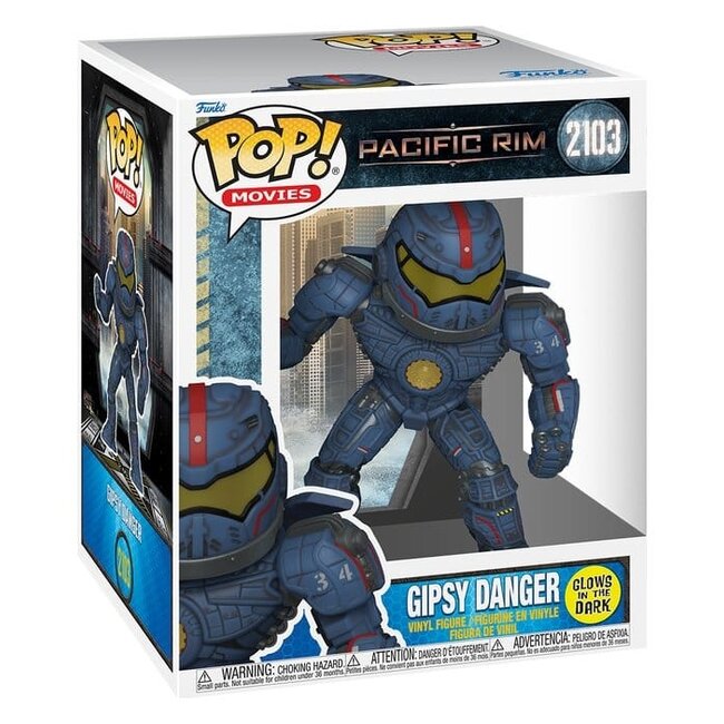 Pacific Rim Super Sized POP! Vinyl Figure Gipsy Danger (Glow) 15 cm