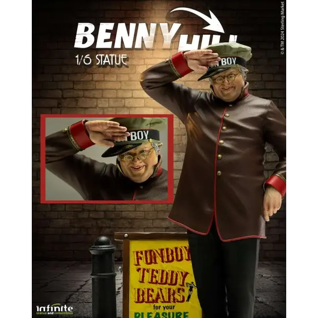 Benny Hill 1/6 Statue