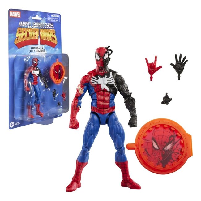 Secret Wars Marvel Legends Actionfigur Spider-Man (Alien-Kostüm) 15 cm