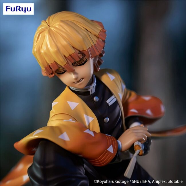 Dämonentöter: Kimetsu no Yaiba Nudelstopper PVC-Statue Zenitsu Agatsuma 10 cm
