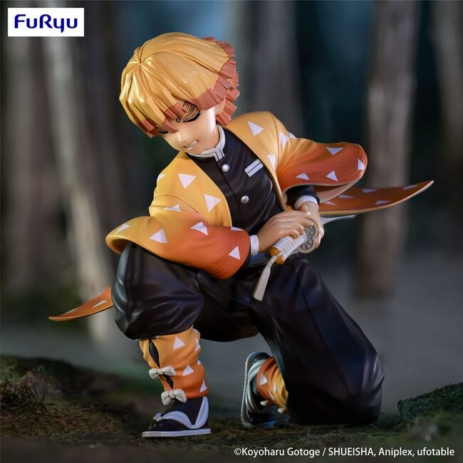Dämonentöter: Kimetsu no Yaiba Nudelstopper PVC-Statue Zenitsu Agatsuma 10 cm