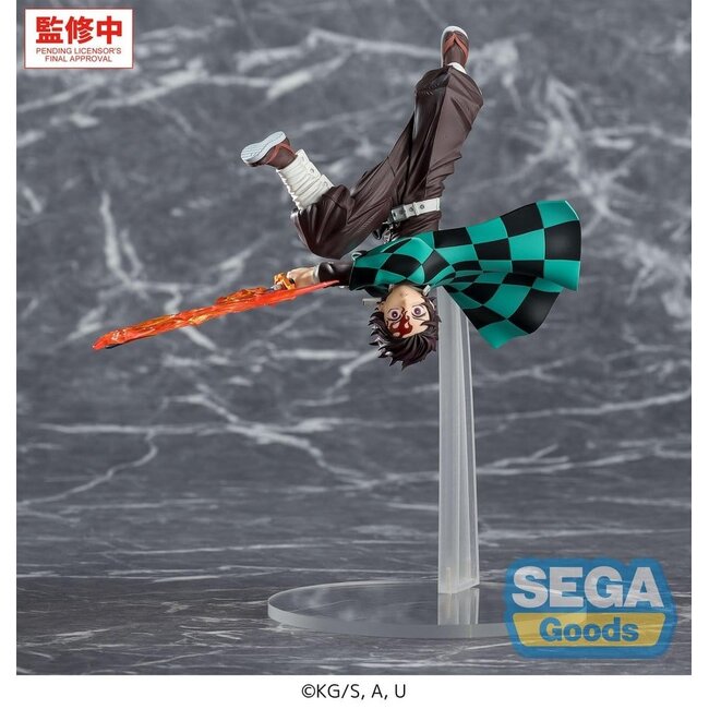 Demon Slayer: Kimetsu no Yaiba Luminasta PVC Figure Tanjiro Kamado Hinokami Kagura Setting Sun Transformation 15 cm