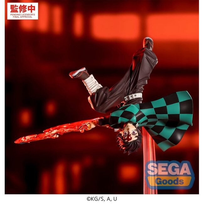 Dämonentöter: Kimetsu no Yaiba Luminasta PVC-Figur Tanjiro Kamado Hinokami Kagura Setting Sun Transformation 15 cm