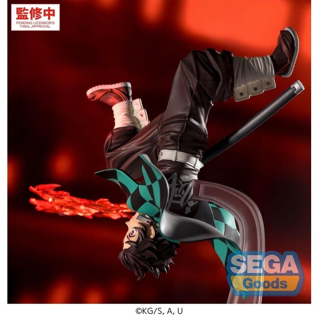 Dämonentöter: Kimetsu no Yaiba Luminasta PVC-Figur Tanjiro Kamado Hinokami Kagura Setting Sun Transformation 15 cm