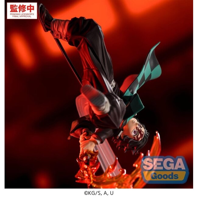 Dämonentöter: Kimetsu no Yaiba Luminasta PVC-Figur Tanjiro Kamado Hinokami Kagura Setting Sun Transformation 15 cm