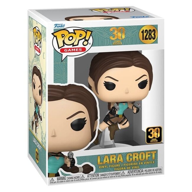 Tomb Raider POP! Games Vinylfigur Lara Croft (30. Jubiläum) 9 cm