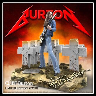 Knucklebonz Metallica Rock Iconz Figur Cliff Burton III 21 cm