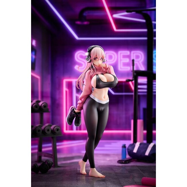 Super Sonico PVC Figure 1/6 Exercise Ver. 27 cm