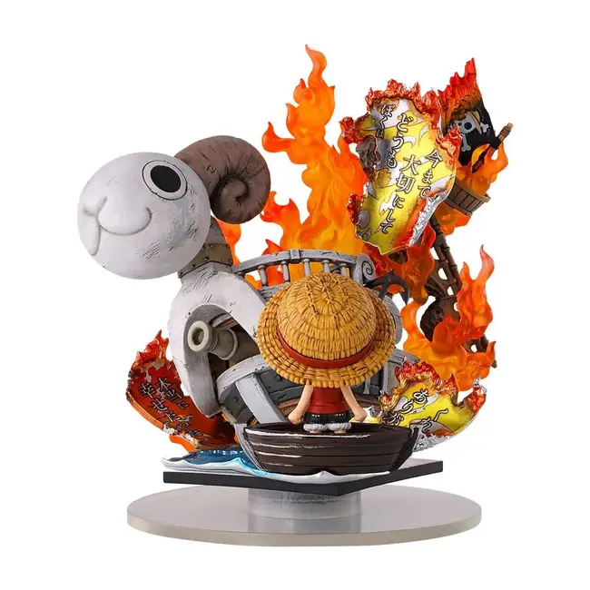 One Piece Niformation Tsukuru PVC-Statue „Going Merry Memories of the Journey“ 10 cm