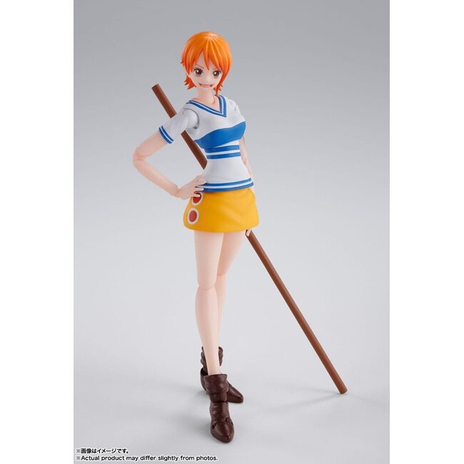 One Piece SH Figuarts Actionfigur Nami Romance Dawn 14 cm