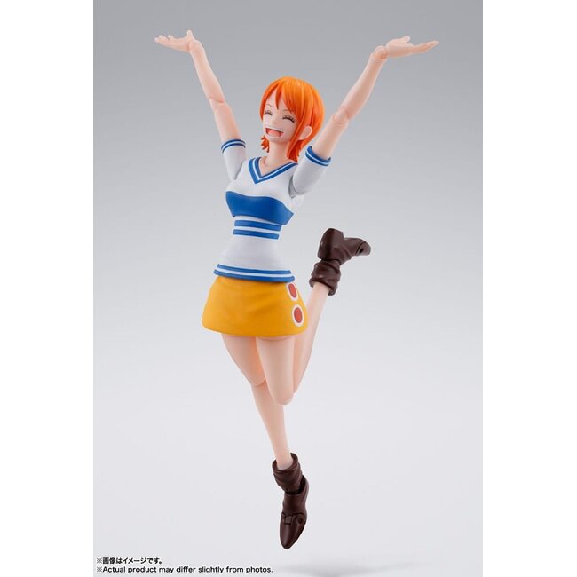 One Piece SH Figuarts Actionfigur Nami Romance Dawn 14 cm