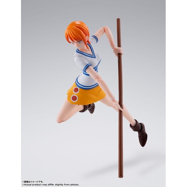 One Piece SH Figuarts Actionfigur Nami Romance Dawn 14 cm