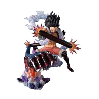 Bandai Tamashii Nations One Piece Figuarts ZERO Extra Battle PVC Statue Monkey D. Luffy Gear 4 Snake Man King Cobra 21 cm