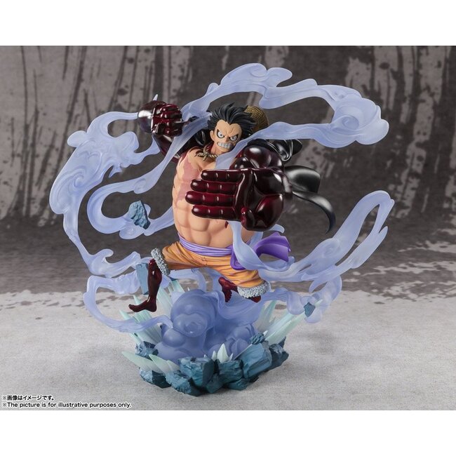 One Piece FiguartsZERO PVC-Statue Extra Battle Monkey D. Luffy Gear 4 Kampf der Monster auf Onigashima 21 cm